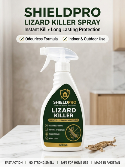 ShieldPro Lizard Killer Spray | Indoor & Outdoor Use | 500ml