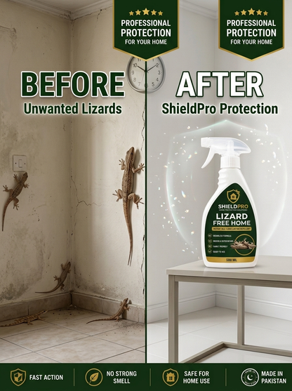 ShieldPro Lizard Killer Spray | Indoor & Outdoor Use | 500ml