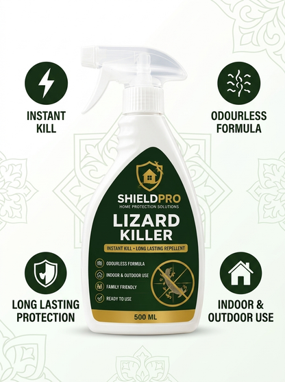 ShieldPro Lizard Killer Spray | Indoor & Outdoor Use | 500ml